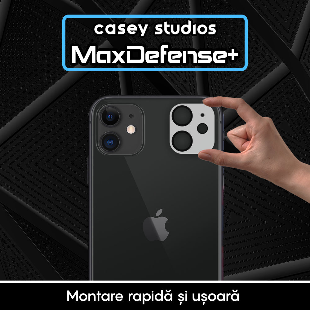 Set 2x Folie Camera MaxDefense+ - iPhone 11 - Clear