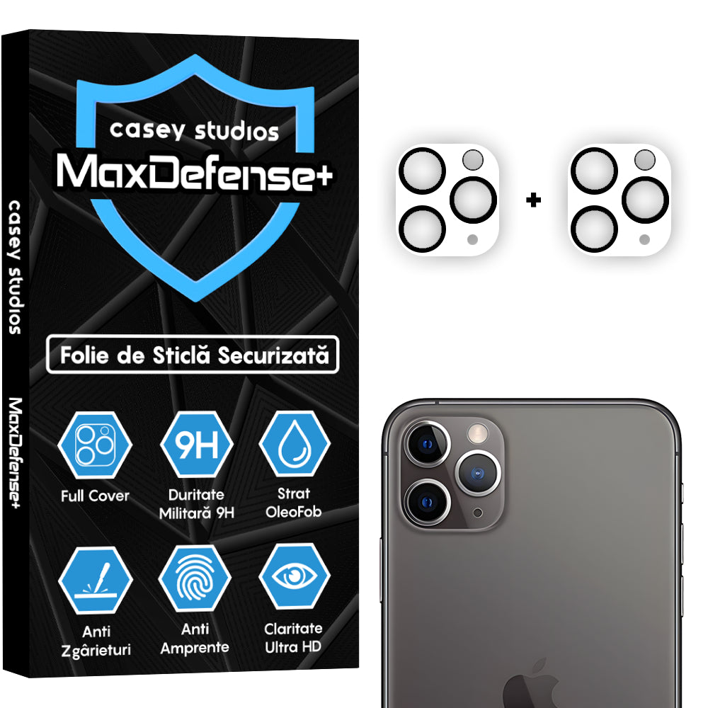 Set 2x Folie Camera MaxDefense+ - iPhone 11 Pro Max/11 Pro - Clear