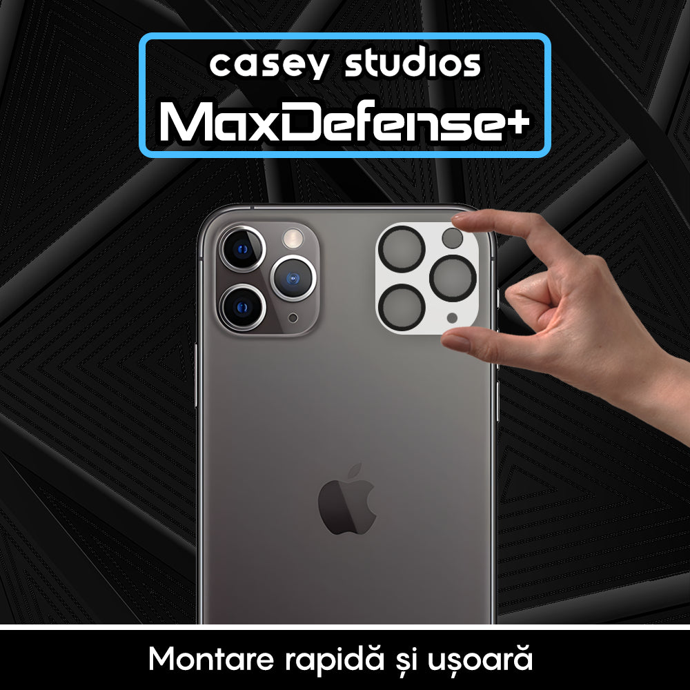 Set 2x Folie Camera MaxDefense+ - iPhone 11 Pro Max/11 Pro - Clear