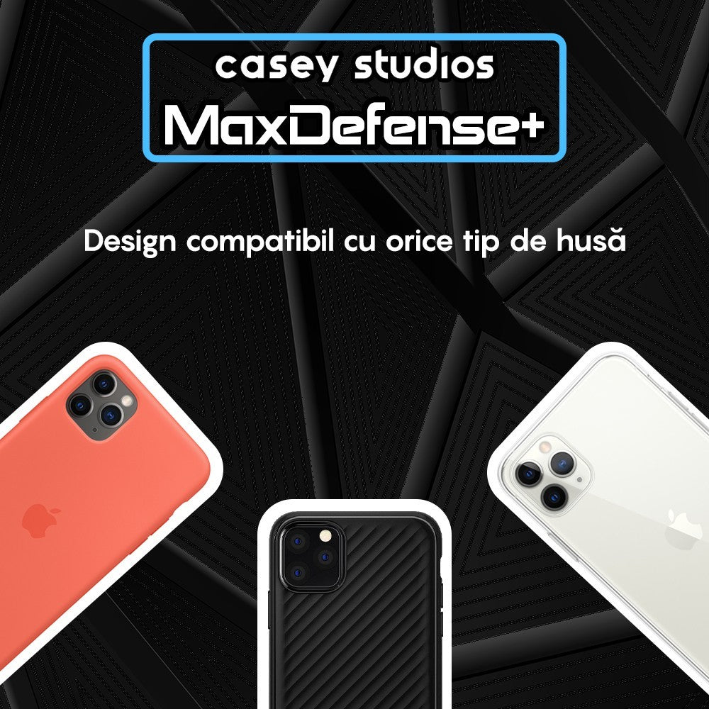 Set 2x Folie Camera MaxDefense+ - iPhone 11 Pro Max/11 Pro - Clear
