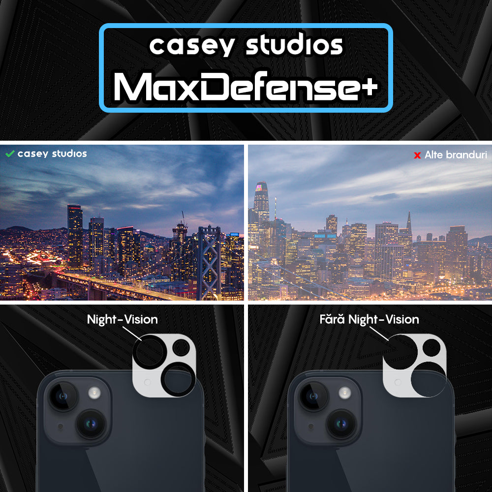 Set 2x Folie Camera MaxDefense+ - iPhone 14/14 Plus - Clear