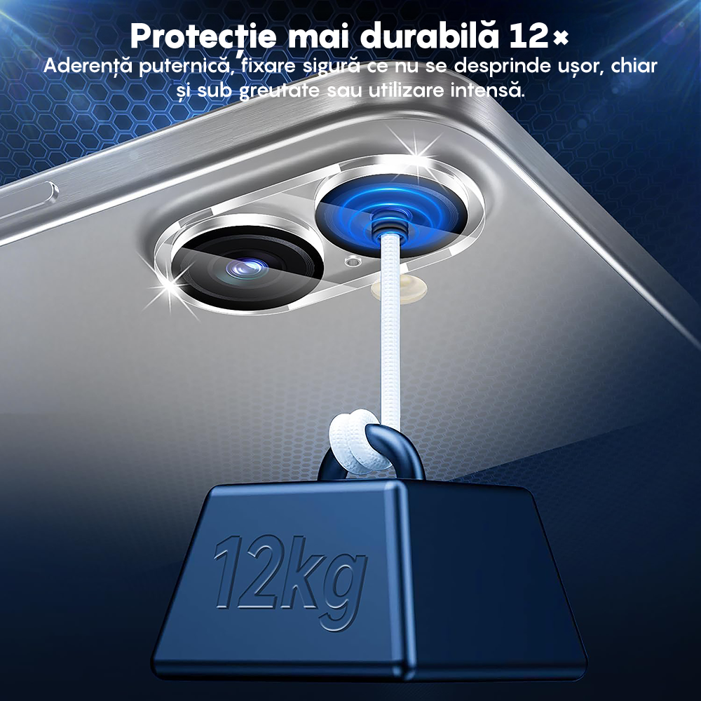 Set 2x Folie Camera MaxDefense+ - iPhone 16 /16 Plus - Clear