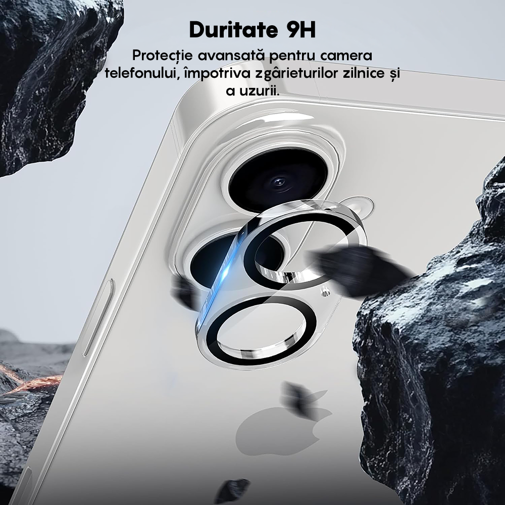 Set 2x Folie Camera MaxDefense+ - iPhone 17 - Clear