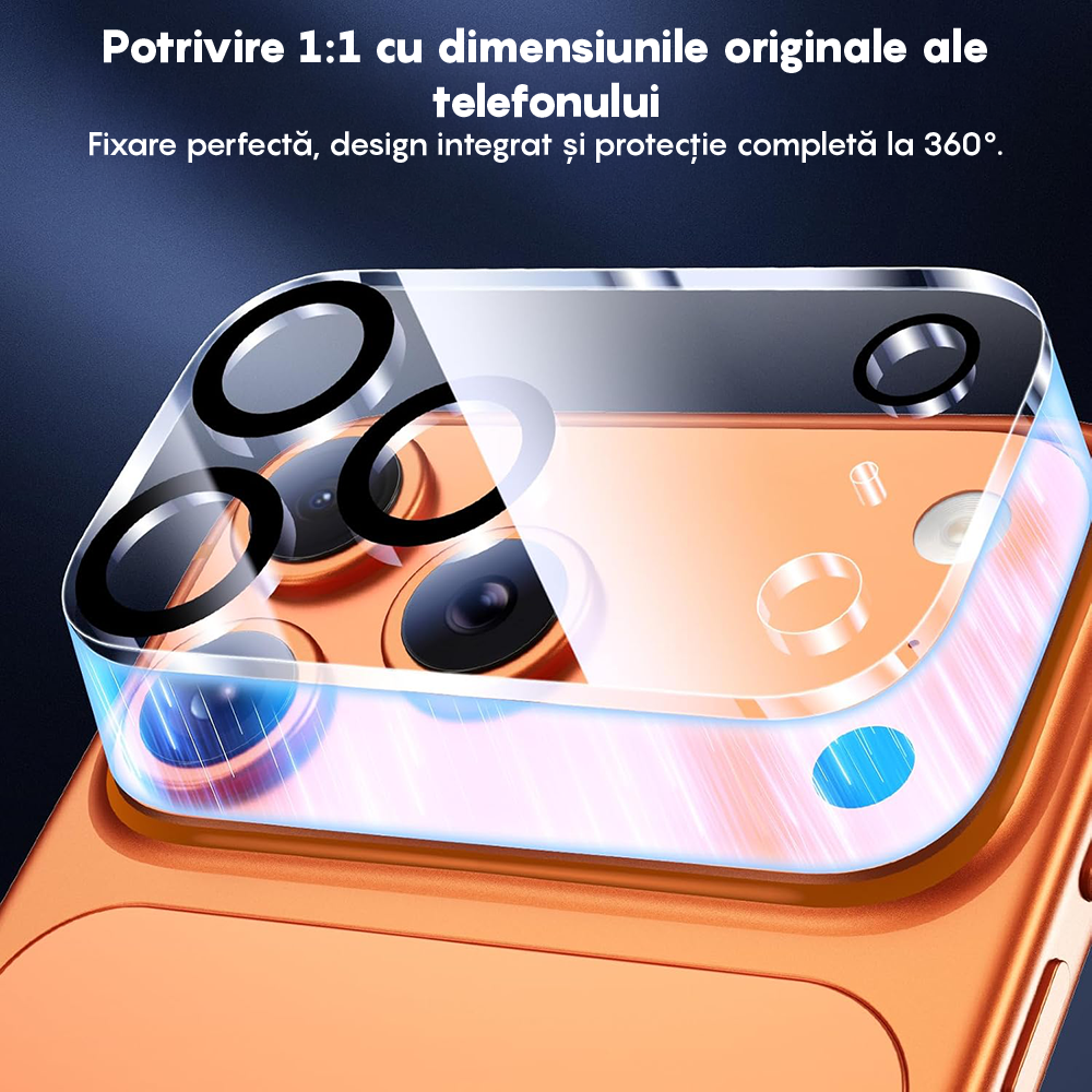 Set 2x Folie Camera MaxDefense+ - iPhone 17 Pro - Clear