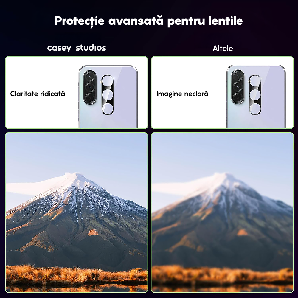 Set 2x Folie Camera MaxDefense+ - Samsung Galaxy A56/A36 - Clear