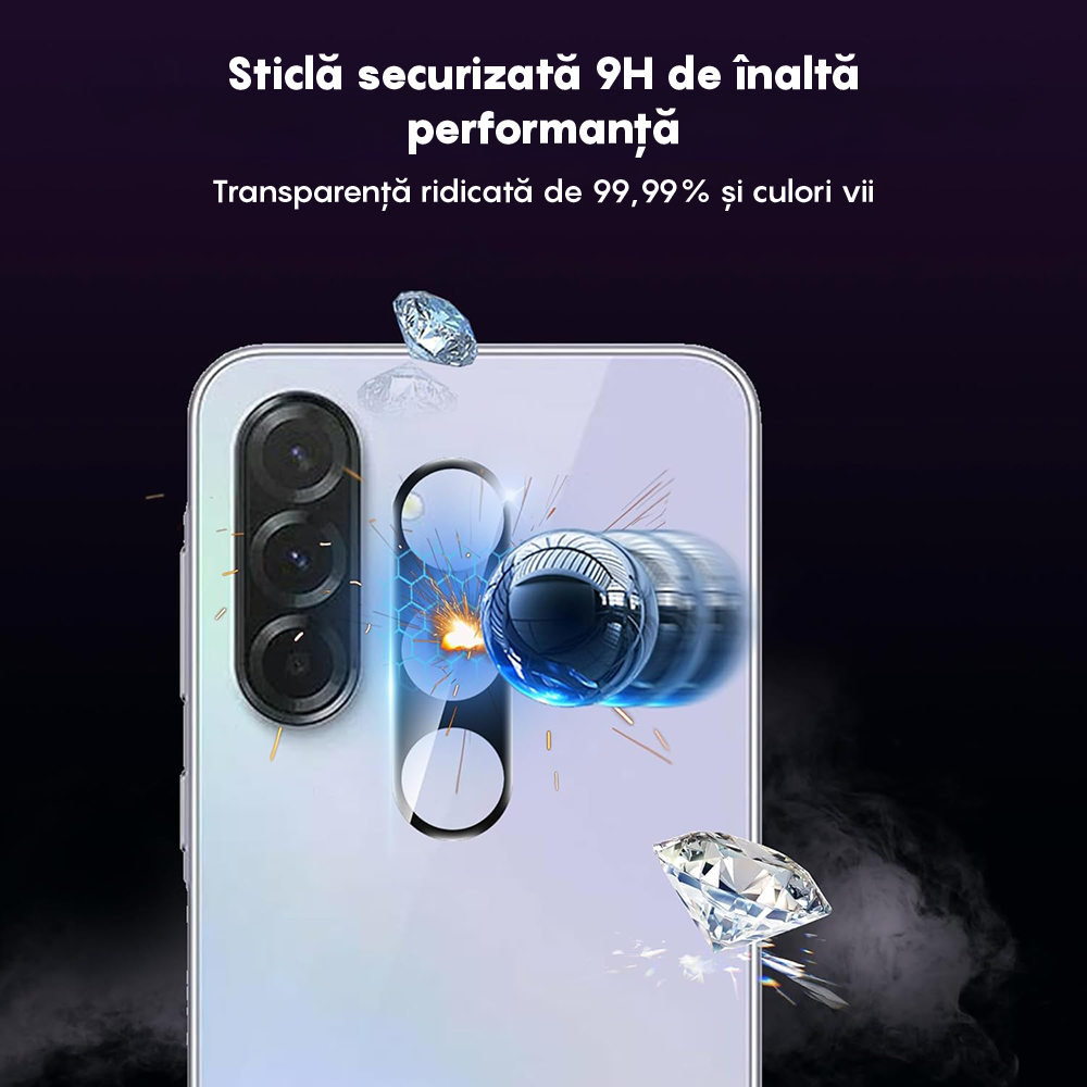Set 2x Folie Camera MaxDefense+ - Samsung Galaxy A56/A36 - Clear