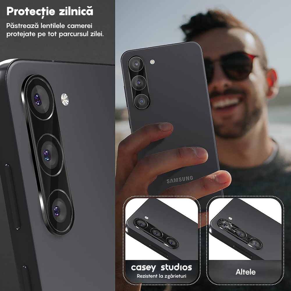 Set 2x Folie Camera MaxDefense+ - Samsung Galaxy S24 FE - Clear