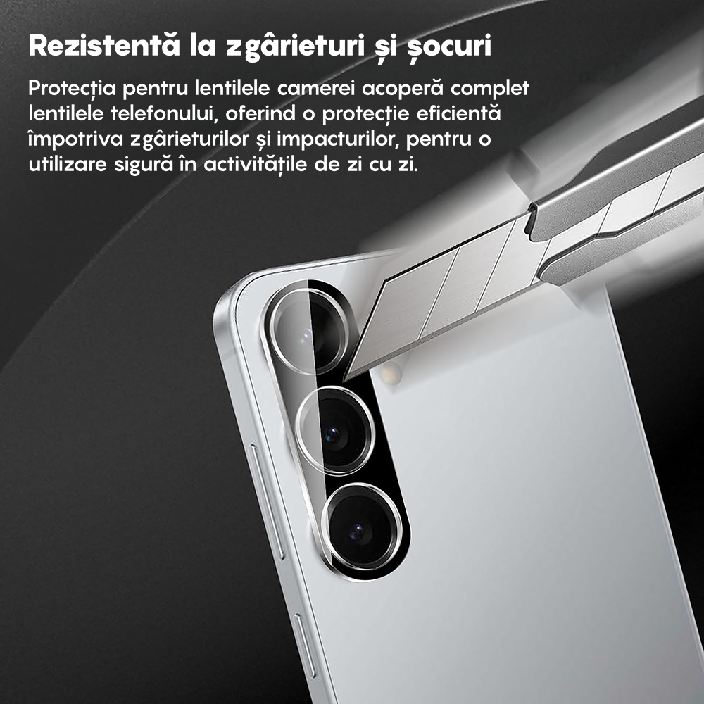 Set 2x Folie Camera MaxDefense+ - Samsung Galaxy S25 - Clear