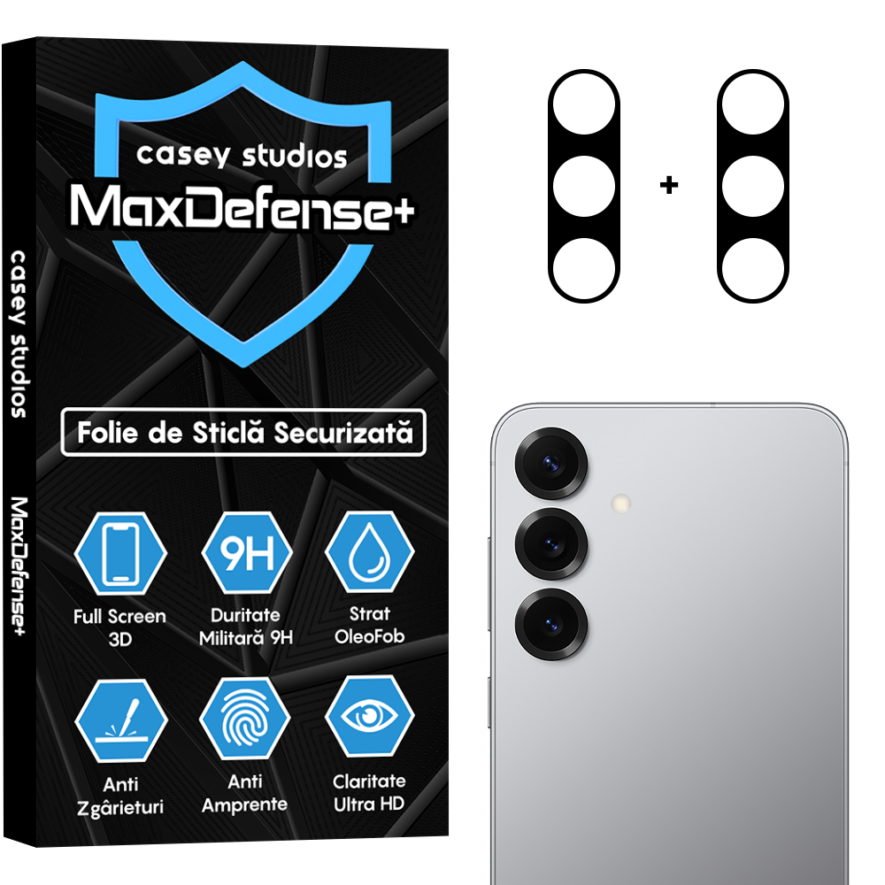 Set 2x Folie Camera MaxDefense+ - Samsung Galaxy S25 Plus - Clear