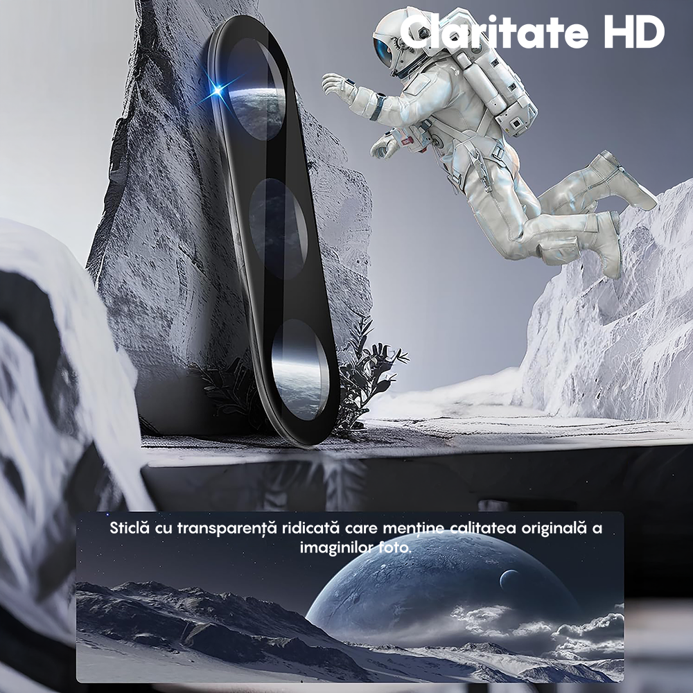 Set 2x Folie Camera MaxDefense+ - Samsung Galaxy Z Fold7 - Clear