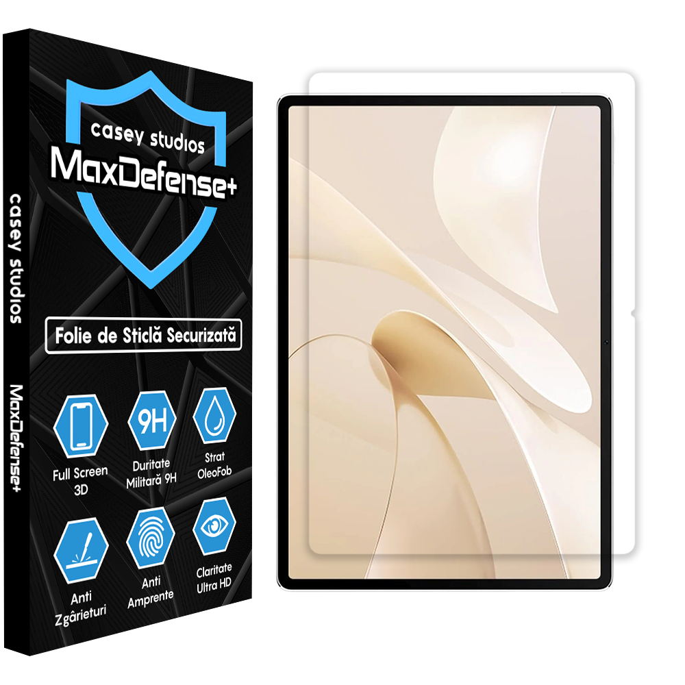 Folie Sticla MaxDefense+ - Huawei MatePad 12 X - Clear