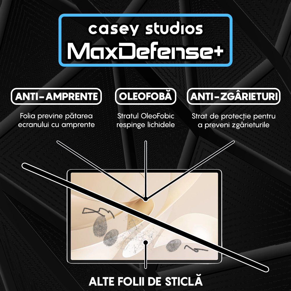 Folie Sticla MaxDefense+ - Huawei MatePad 12 X - Clear