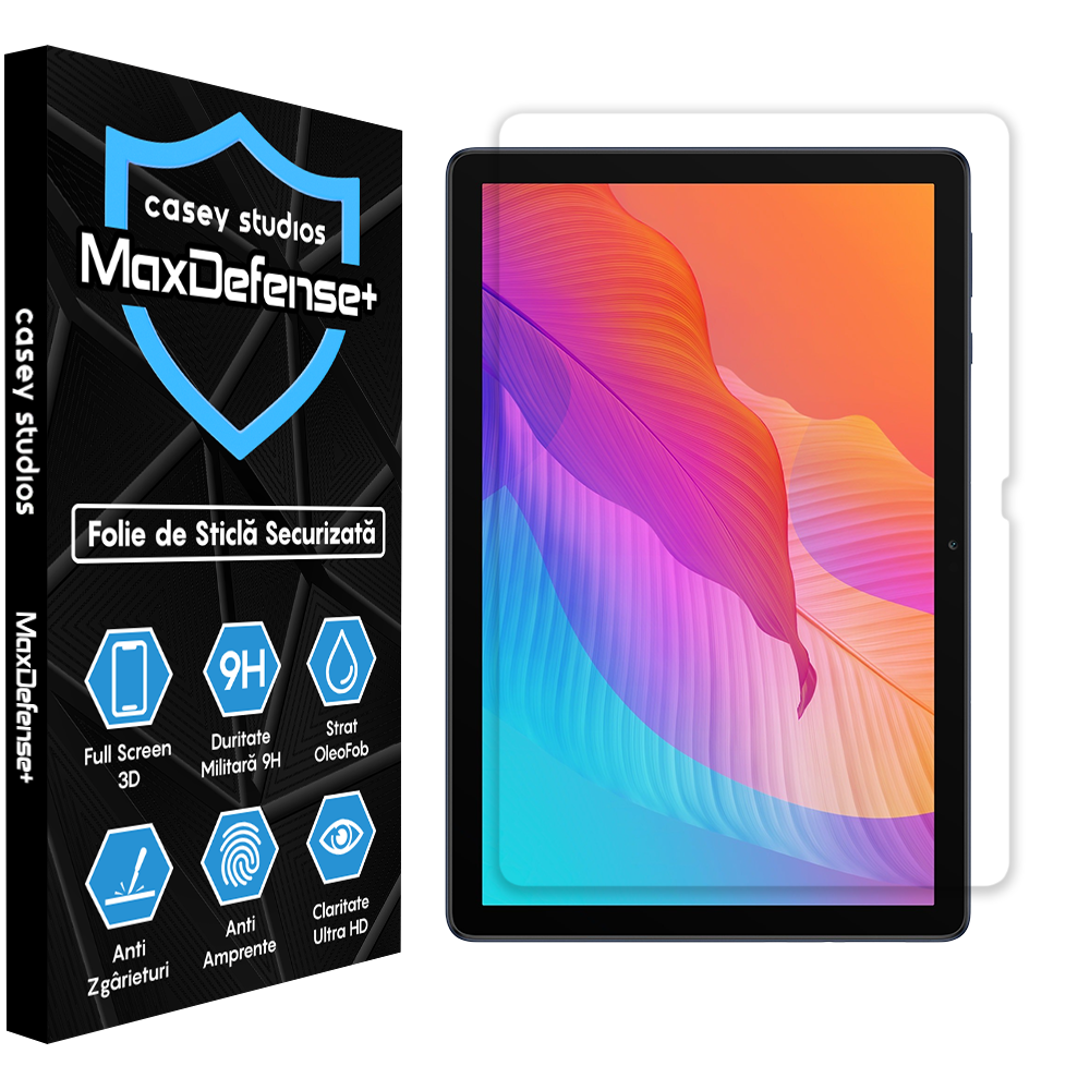 Folie Sticla MaxDefense+ - Huawei MatePad T 10s 10.1" 2020 - Clear