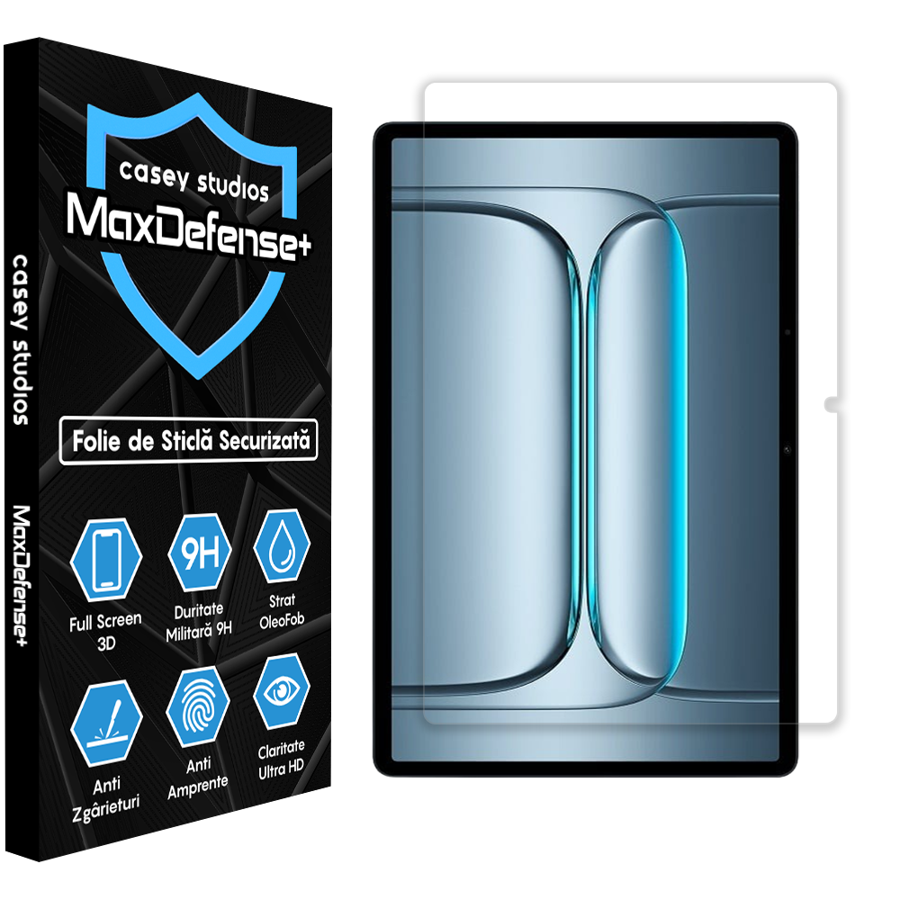 Folie Sticla MaxDefense+ - OnePlus Pad Lite - Clear