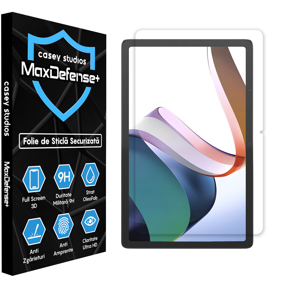 Folie Sticla MaxDefense+ - Xiaomi Redmi Pad - Clear