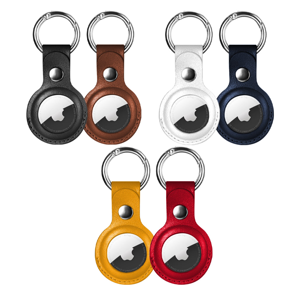 Set 6 Huse Leather - AirTag - Multicolor