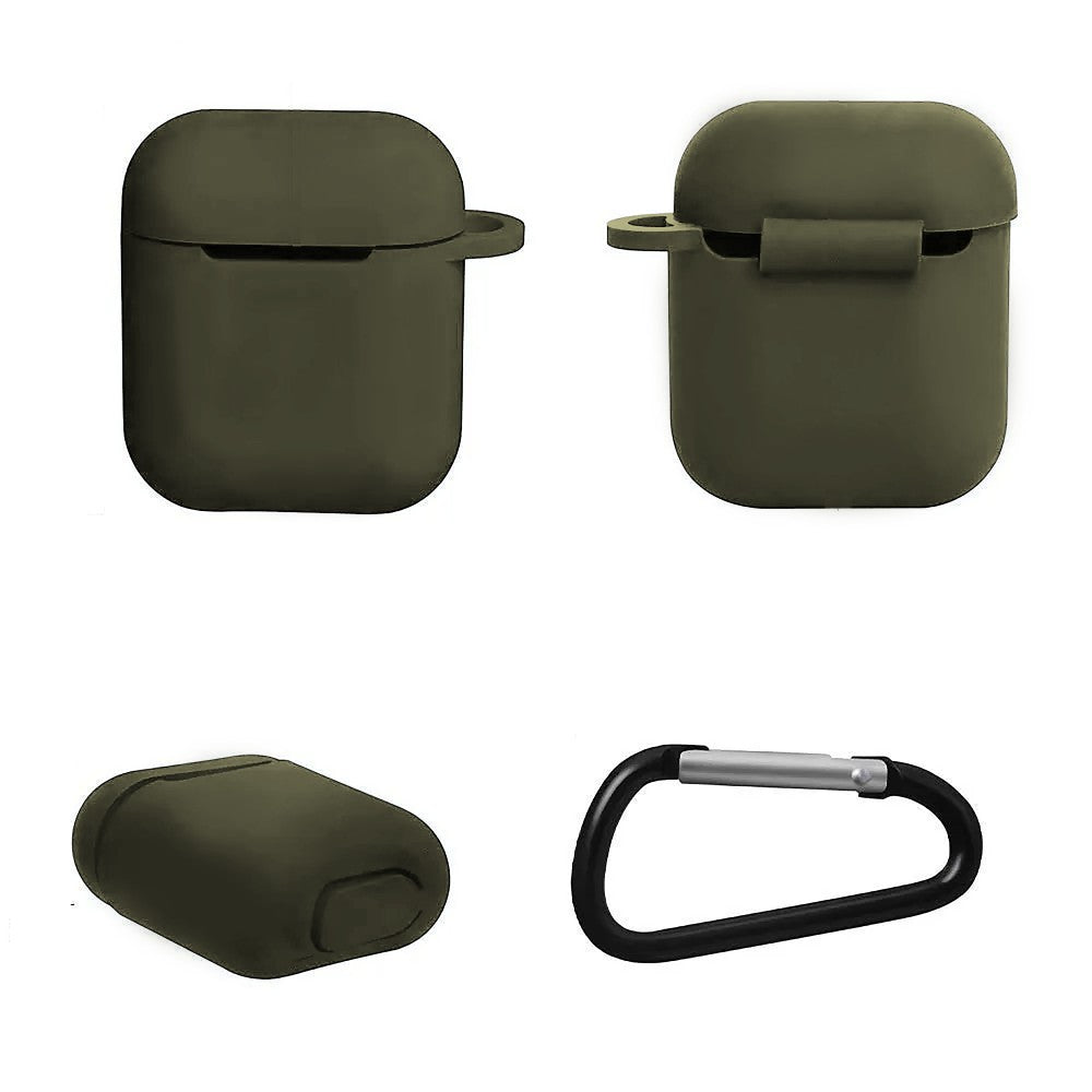 Husa Soft Silicone - AirPods 1/2 - Army Green