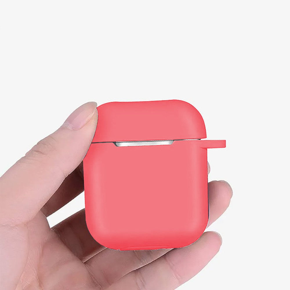 Husa Soft Silicone - AirPods 1/2 - Roz