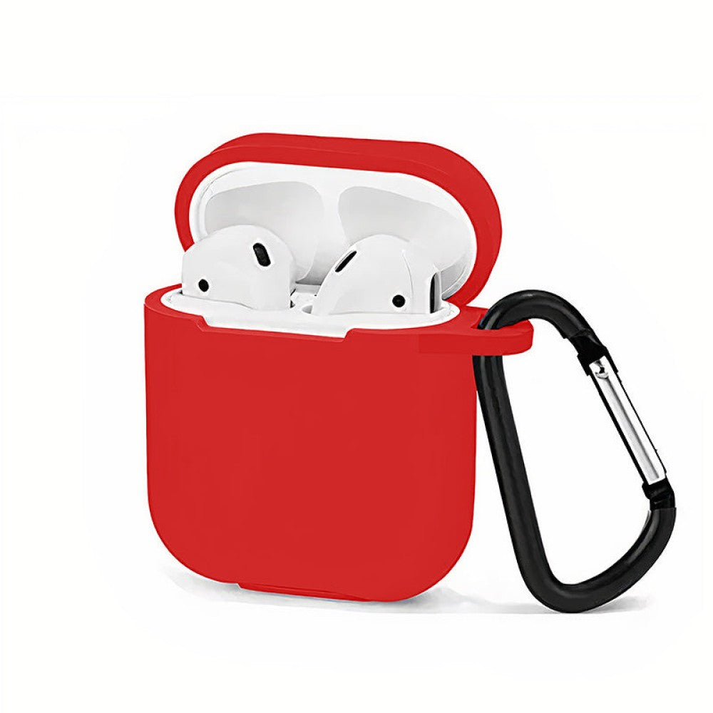Husa Soft Silicone - AirPods 1/2 - Red