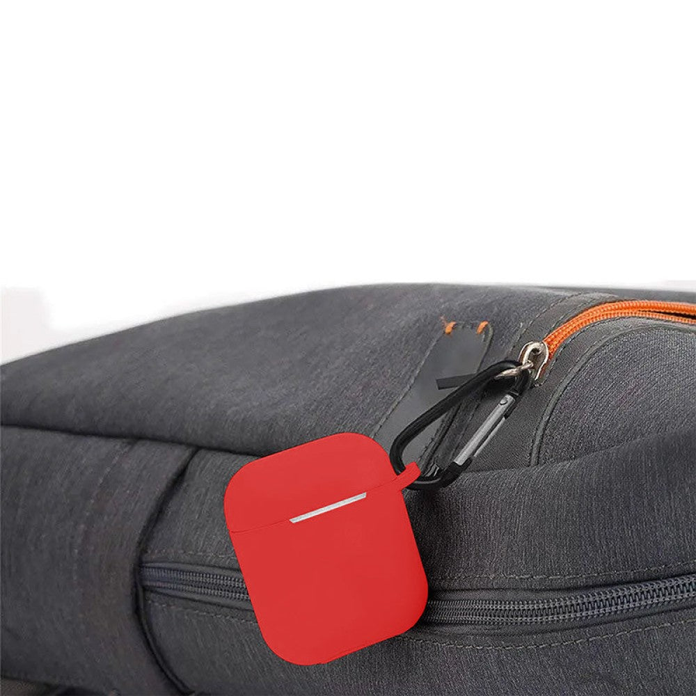 Husa Soft Silicone - AirPods 1/2 - Red