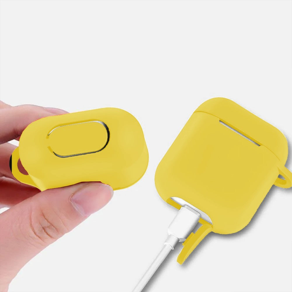 Husa Soft Silicone - AirPods 1/2 - Yellow