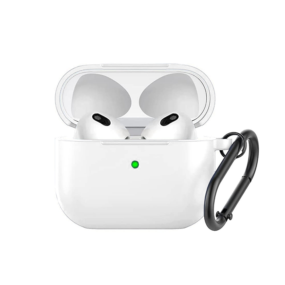 Husa Soft Silicone - AirPods 3 - Alb