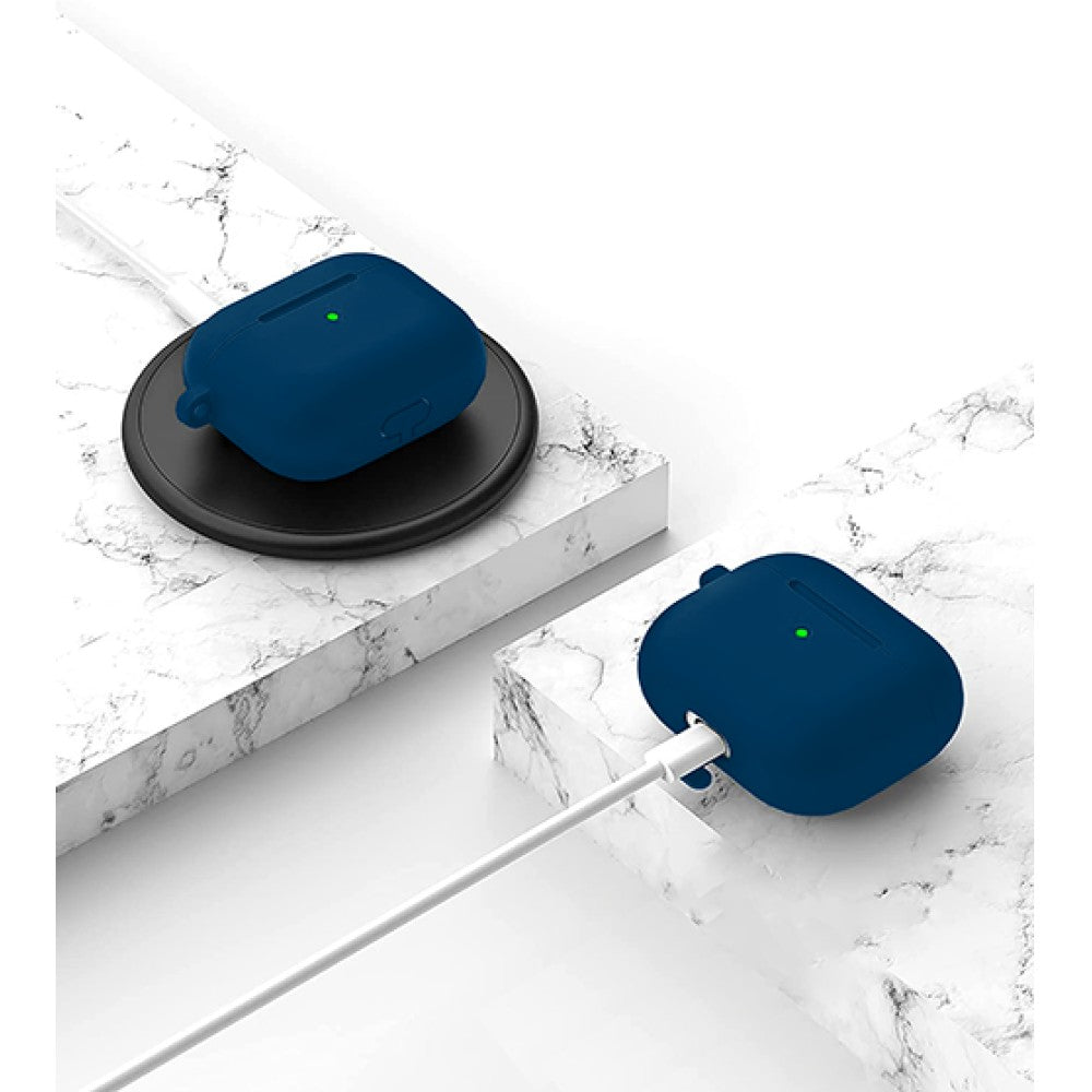 Husa Soft Silicone - AirPods 3 - Albastru