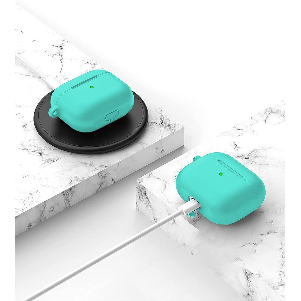 Husa Soft Silicone - AirPods 3 - Mint Green
