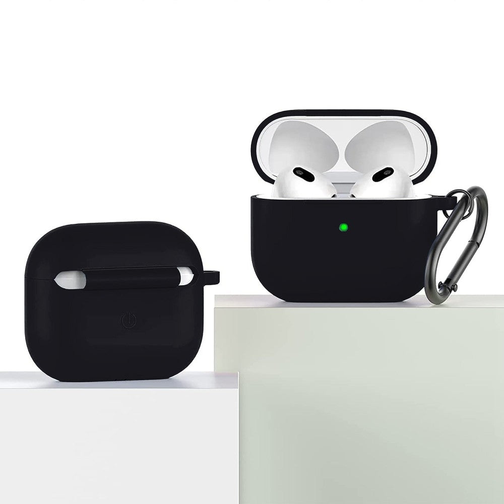 Husa Soft Silicone - AirPods 3 - Negru