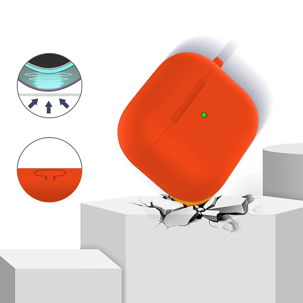 Husa Soft Silicone - AirPods 3 - Orange