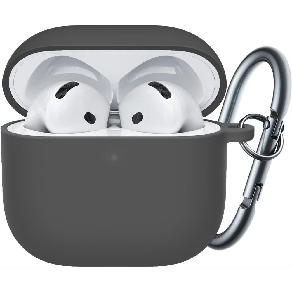 Husa Soft Silicone - AirPods 4 - Dark Grey