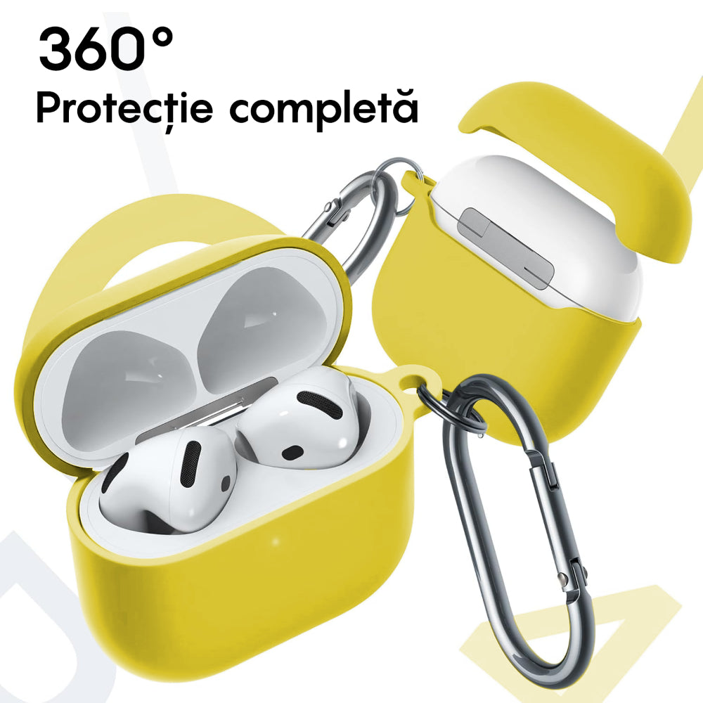 Husa Soft Silicone - AirPods 4 - Galben