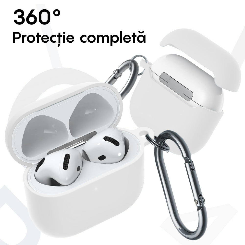 Husa Soft Silicone - AirPods 4 - Clear