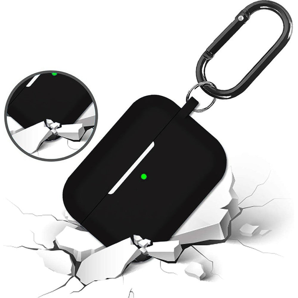 Husa Soft Silicone - AirPods Pro 1/2 - Negru