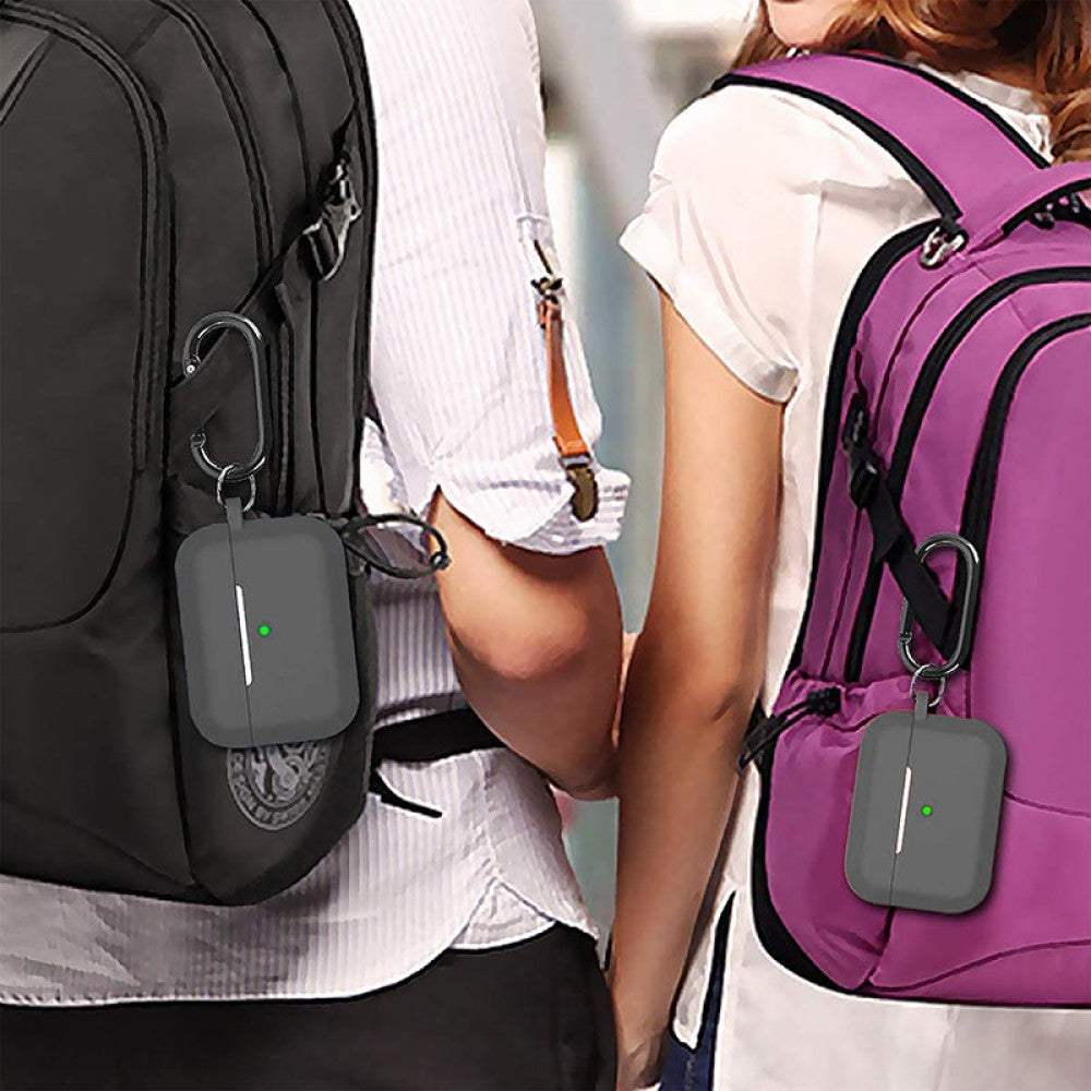 Husa Soft Silicone - AirPods Pro 1/2 - Dark Gray