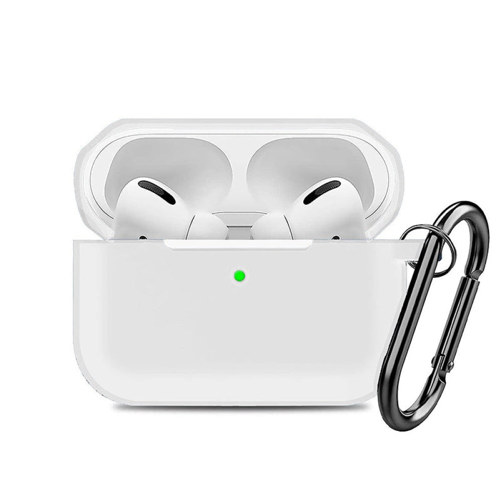 Husa Soft Silicone - AirPods Pro 1/2 - Alb