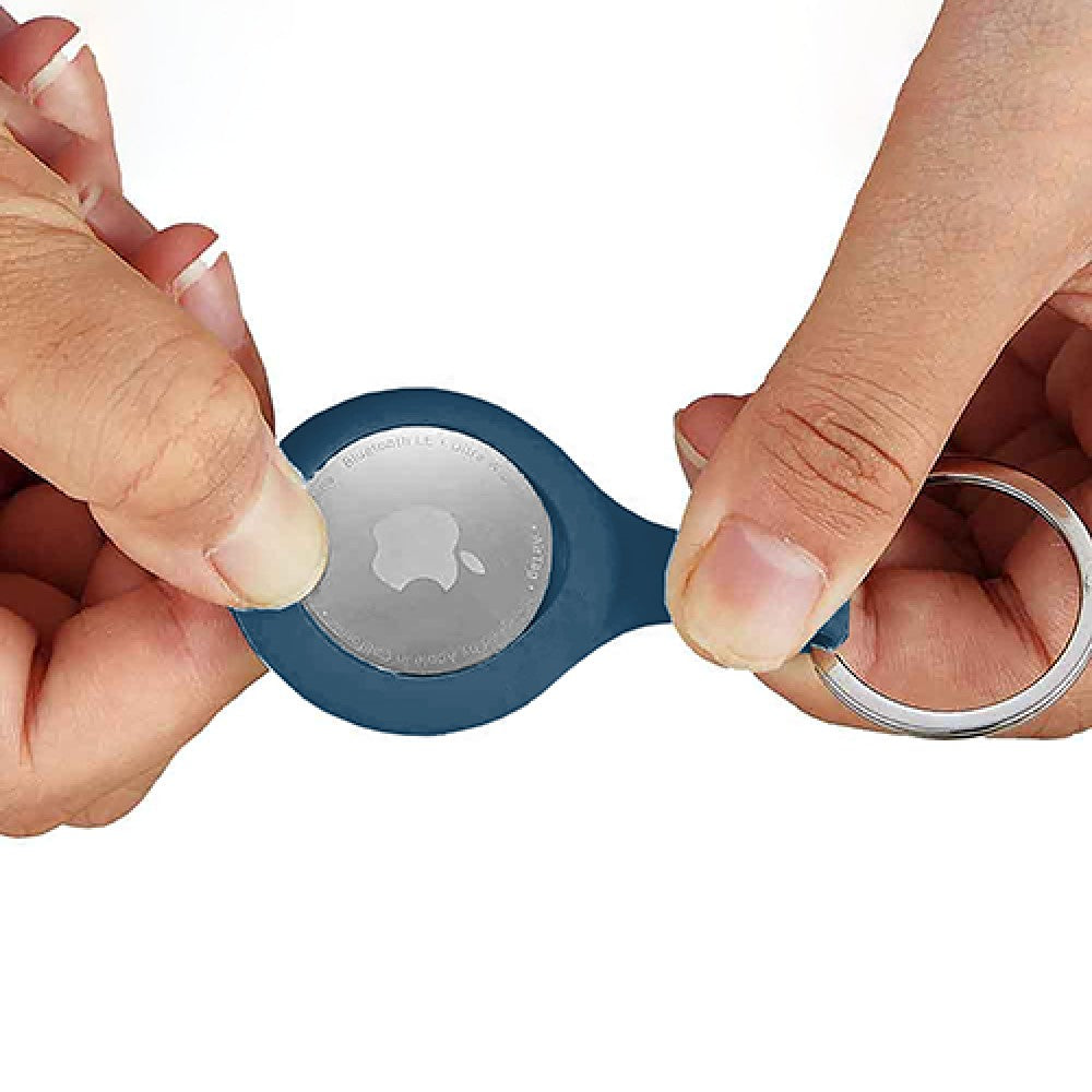 Husa Soft Silicone - AirTag - Albastru