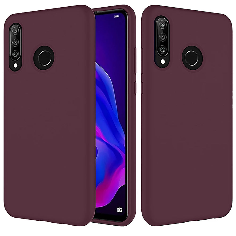 Husa Soft Silicone - Huawei P30 Lite/P30 Lite New Edition - Burgundy