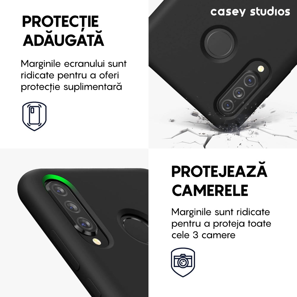 Husa Soft Silicone - Huawei P30 Lite/P30 Lite New Edition - Negru