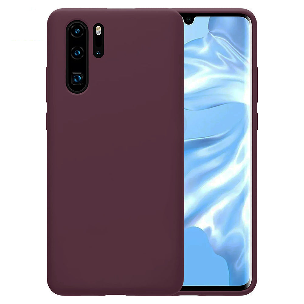 Husa Soft Silicone - Huawei P30 Pro/P30 Pro New Edition - Burgundy