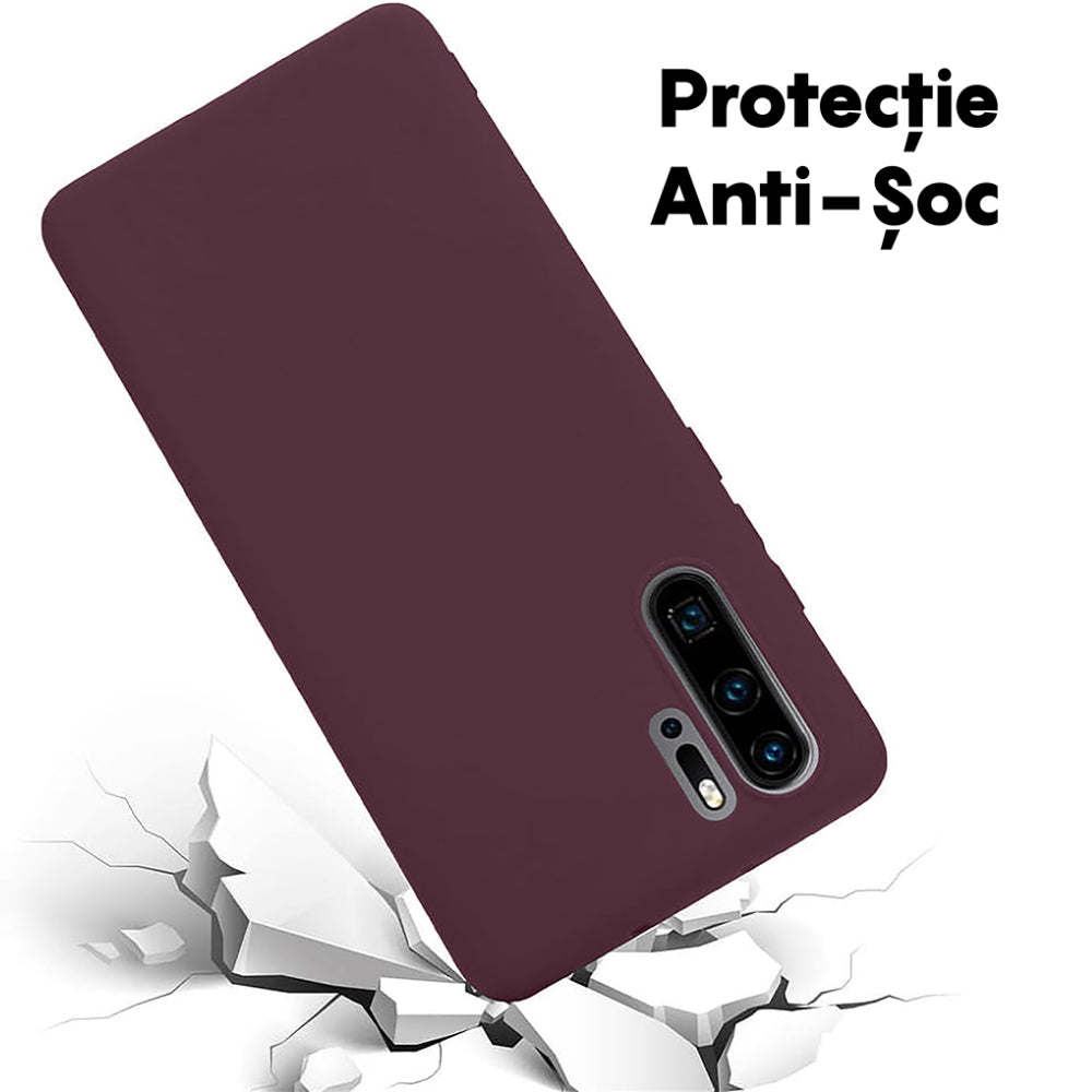 Husa Soft Silicone - Huawei P30 Pro/P30 Pro New Edition - Burgundy