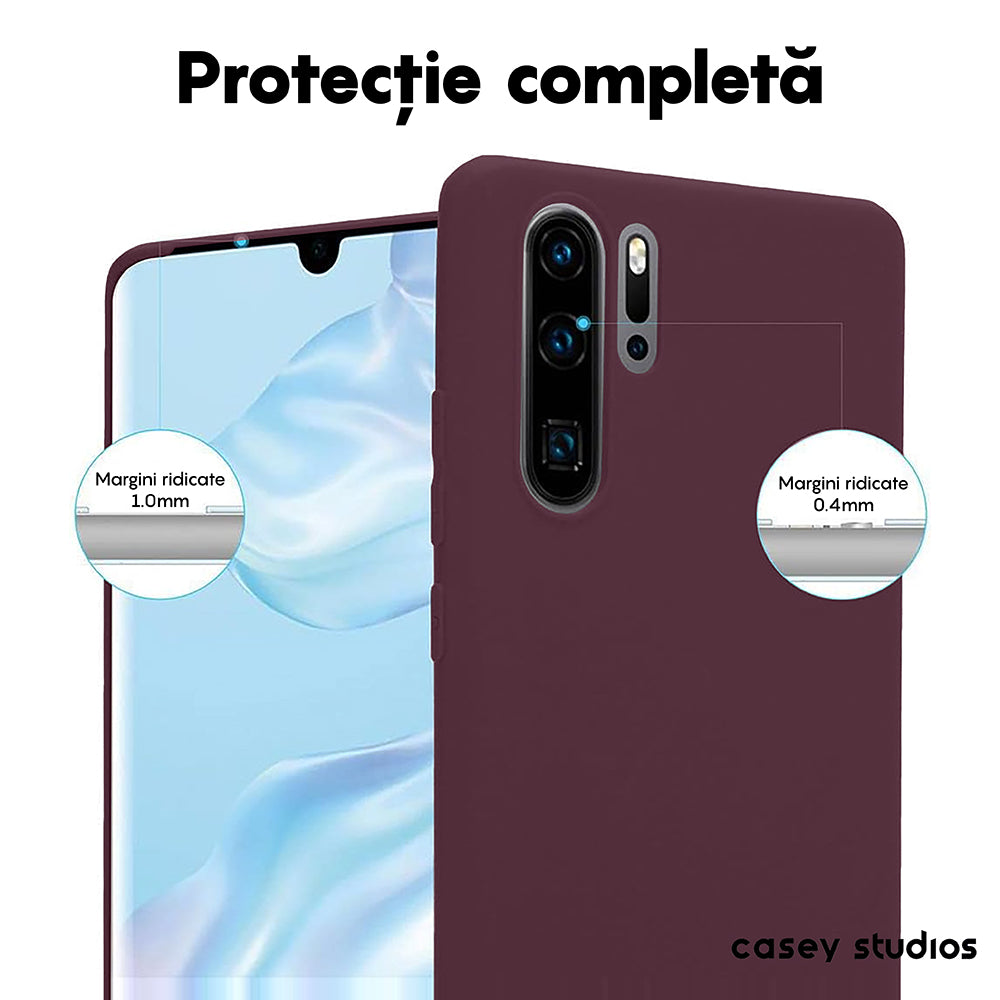 Husa Soft Silicone - Huawei P30 Pro/P30 Pro New Edition - Burgundy
