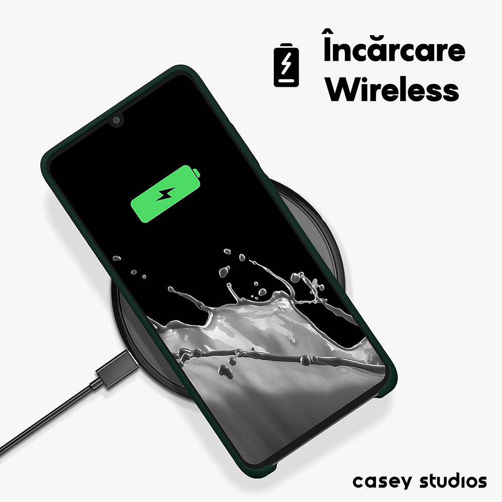 Husa Soft Silicone - Huawei P30 Pro/P30 Pro New Edition - Dark Marine Green