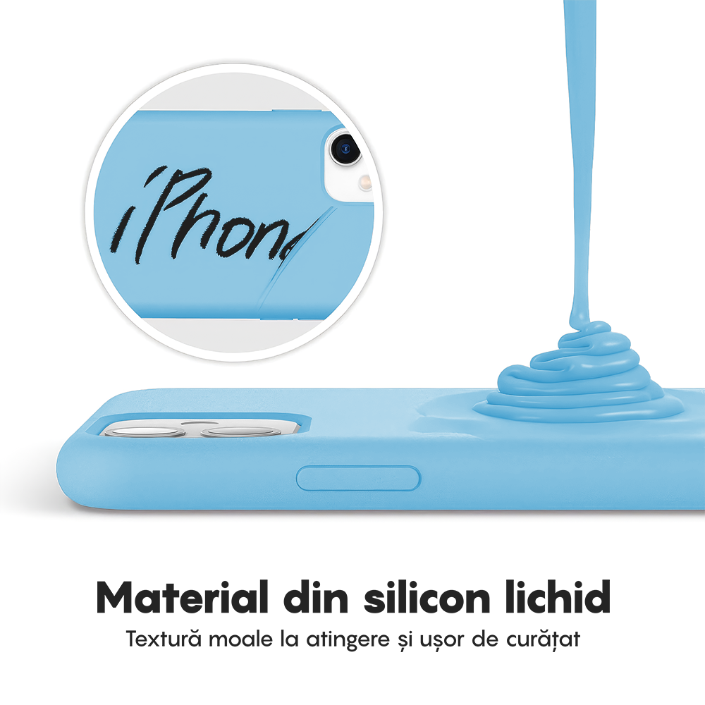 Husa Soft Silicone - iPhone 11 - Cadet Blue