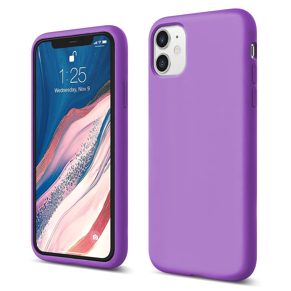 Husa Soft Silicone - iPhone 11 - Light Purple