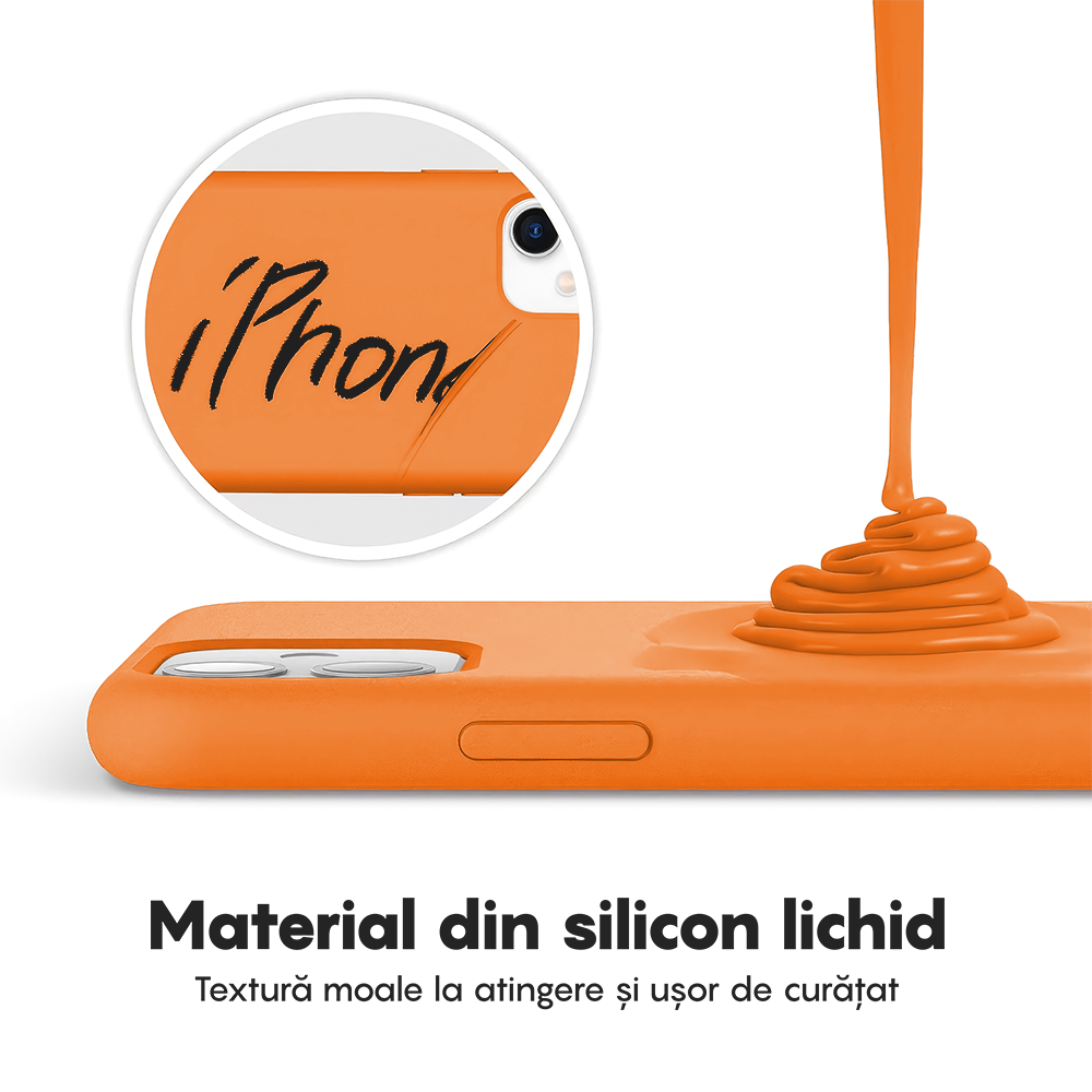 Husa Soft Silicone - iPhone 11 - Nectarine
