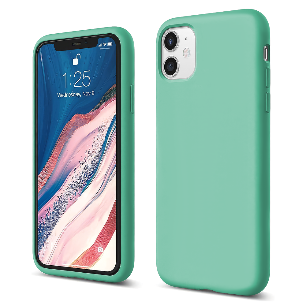 Husa Soft Silicone - iPhone 11 - Webster Green