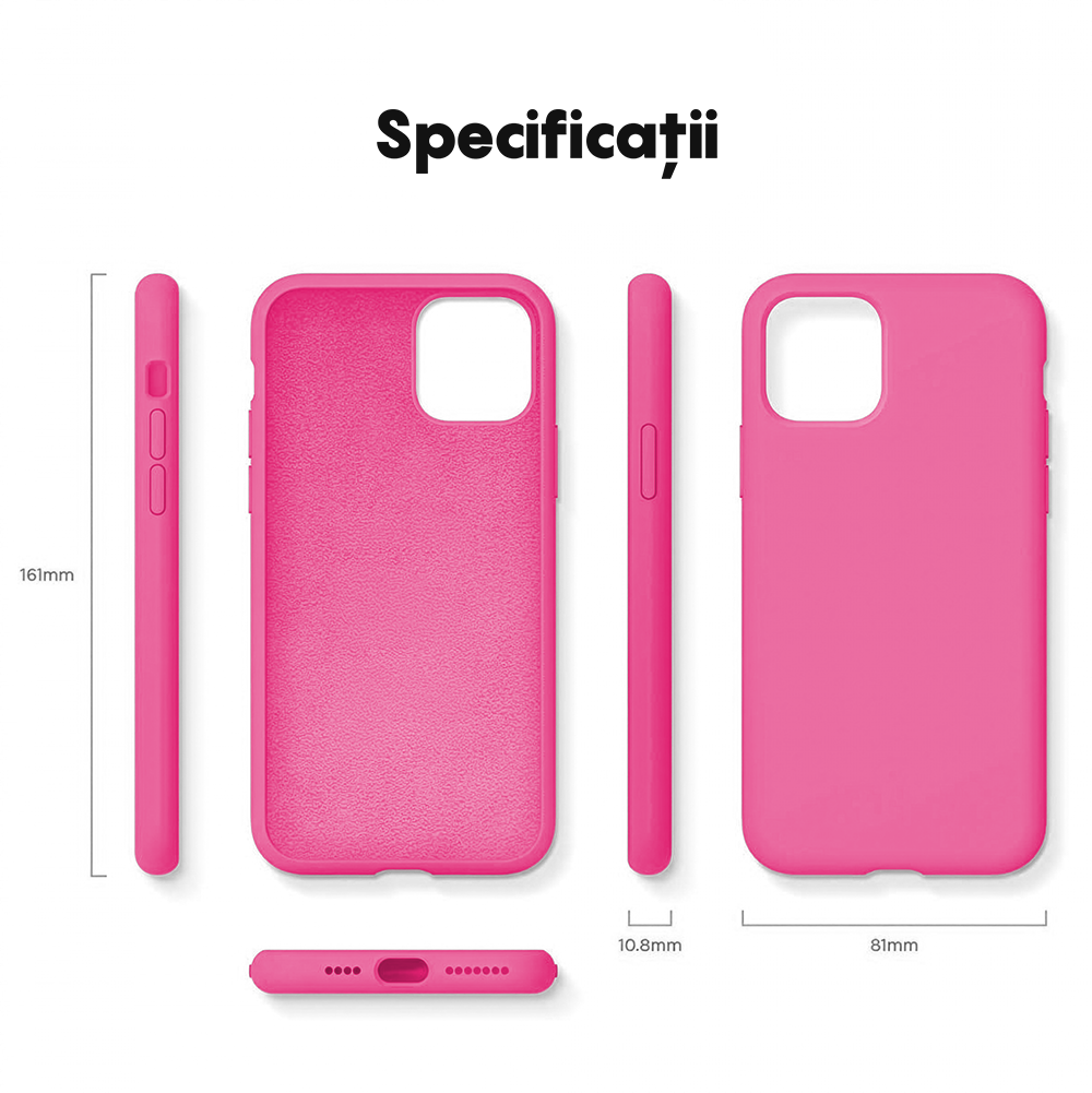 Husa Soft Silicone - iPhone 11 - Fuchsia