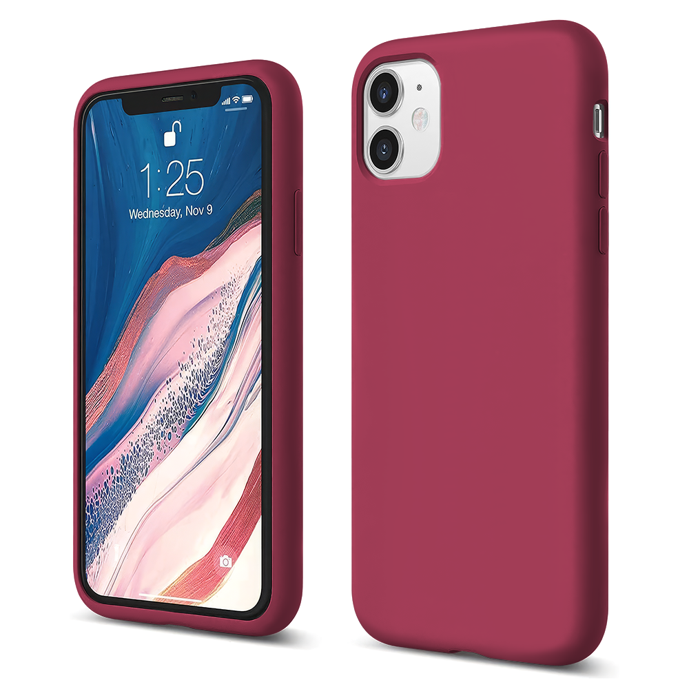 Husa Soft Silicone - iPhone 11 - Burgundy