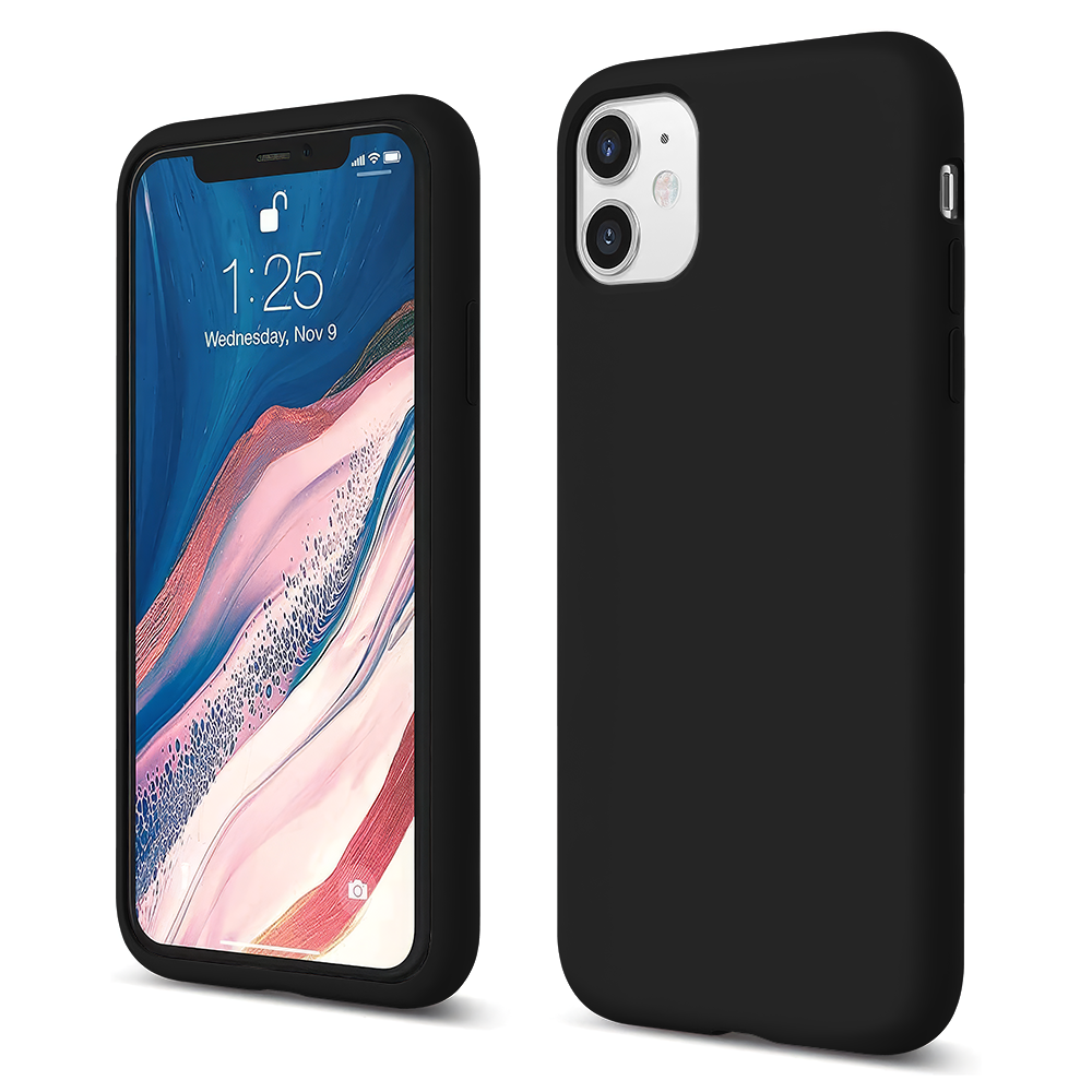 Husa Soft Silicone - iPhone 11 - Negru